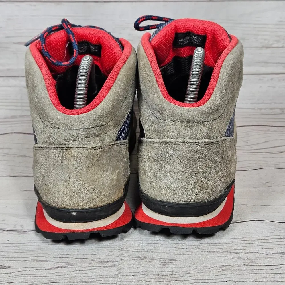Danner Jag Hiking Boots Women's Gray Blue Red US 7.5 Suede Mesh Waterproof